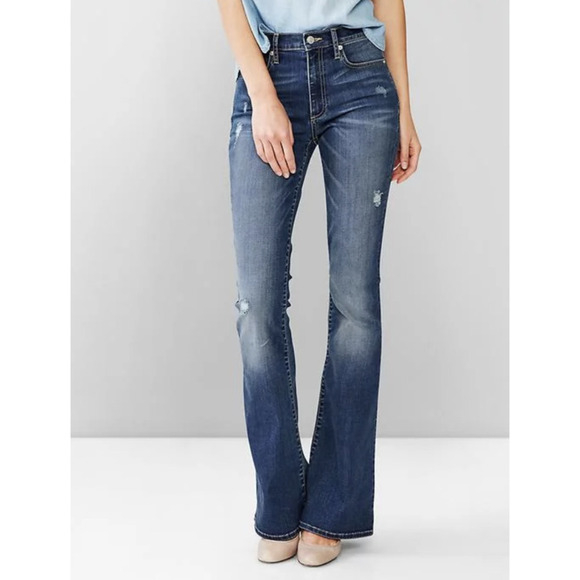 Gap Resolution Skinny Flare Jeans - Picture 1 of 10